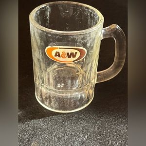 Mini A&W Root Beer Glass Mug 3-1/8”